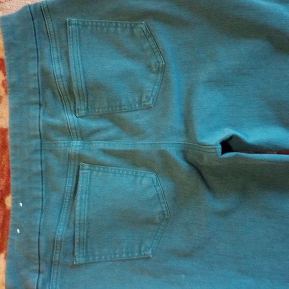 Chico's Teal Skinny Jeans - Picture 7 of 9